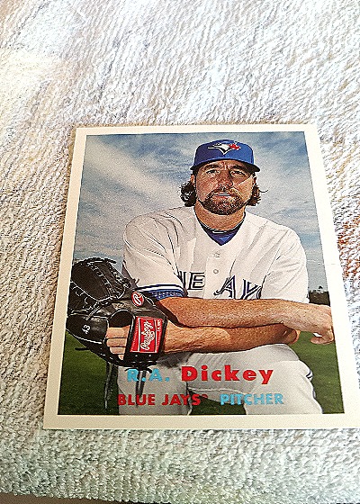 2015 Topps Archives #76 R.A. Dickey Toronto Blue Jays — front