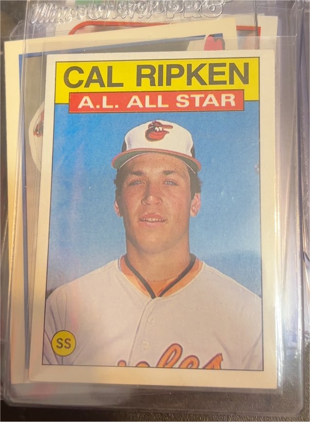 1986 Topps #715 Cal Ripken A.L. All Star — front