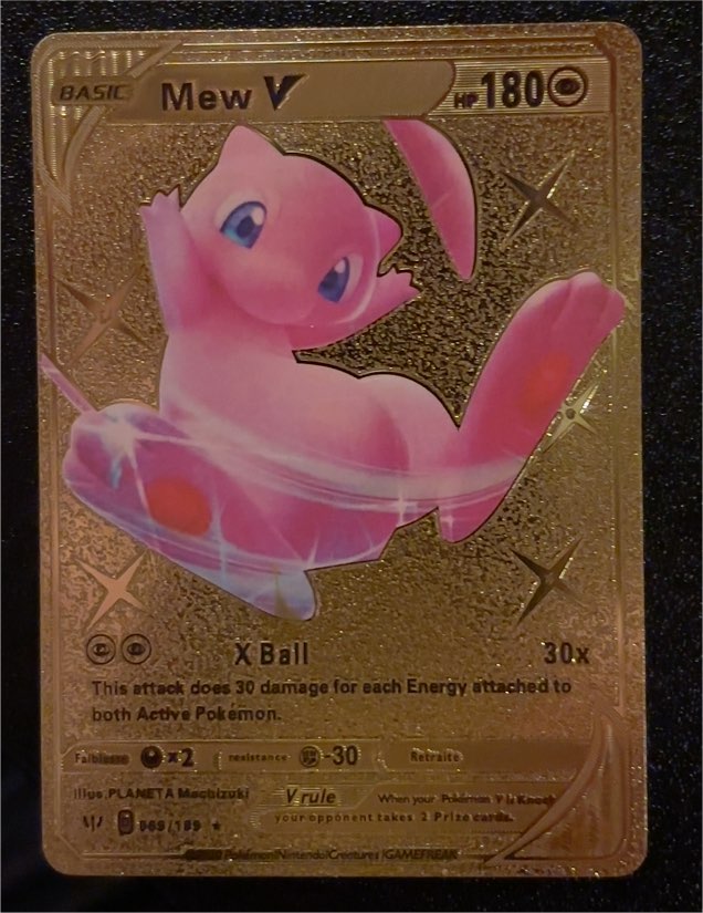 2020 Pokémon #069 Mew V — front