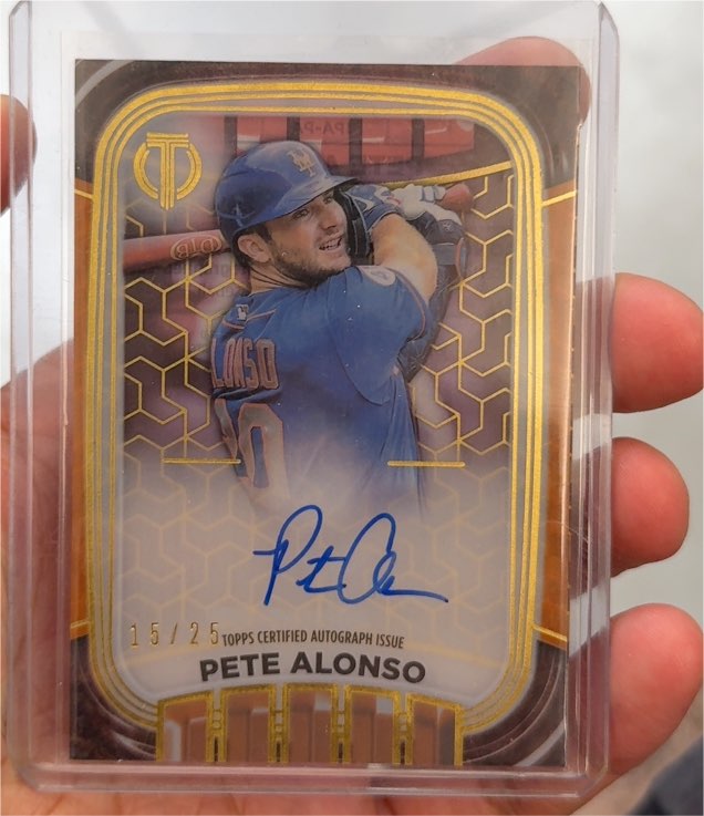 2022 Topps Tribute #15/25 Pete Alonso — front