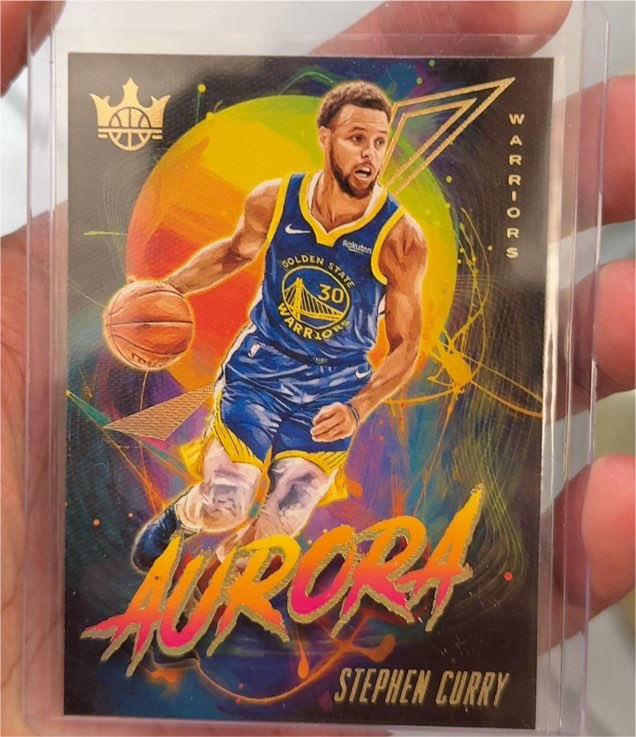 2019-20 Panini Court Kings Aurora #13 Stephen Curry — front