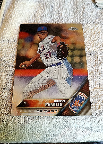 2016 Topps Chrome #57 Jeurys Familia — front