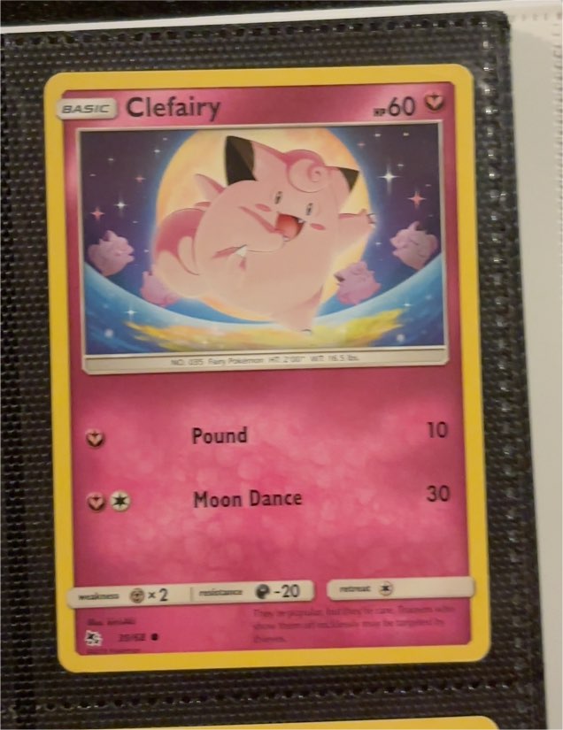 2019 Pokémon Hidden Fates #39 Clefairy — front