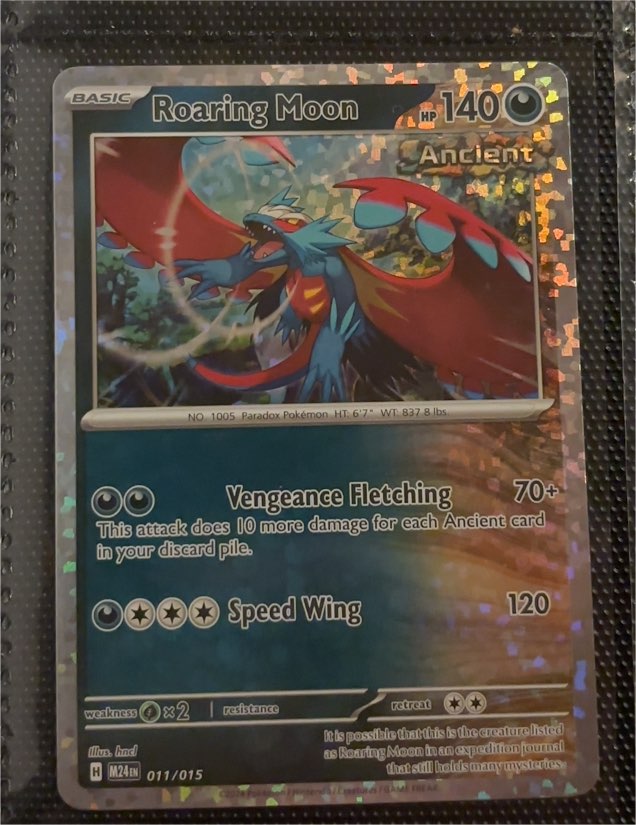 2025 McDonald's Pokémon Dragon Discovery #011 Roaring Moon — front