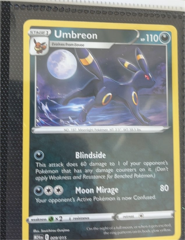 2025 McDonald's Pokémon Dragon Discovery #009 Umbreon — front
