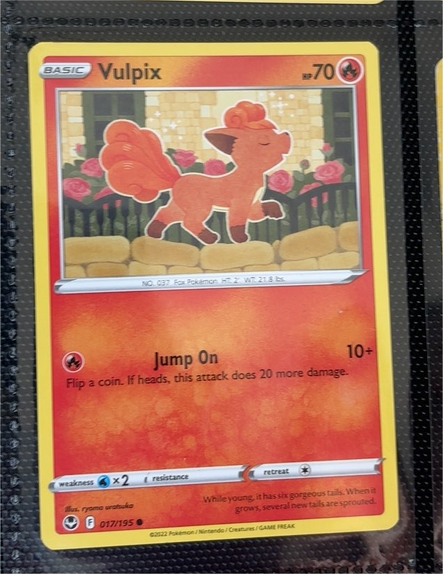 2022 Pokémon Silver Tempest #017 Vulpix — front