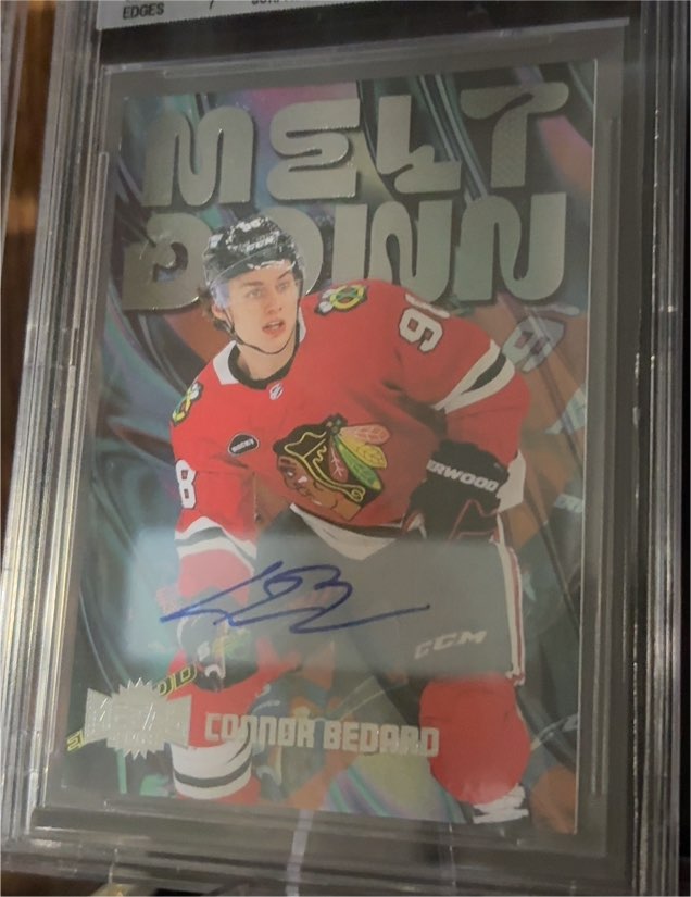 2023-24 Skybox Metal Universe Meltdown #M5 Connor Bedard — front
