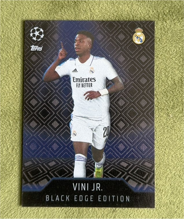 2022-23 Topps Match Attax Black Edge Edition #463 Vinicius Jr. — front