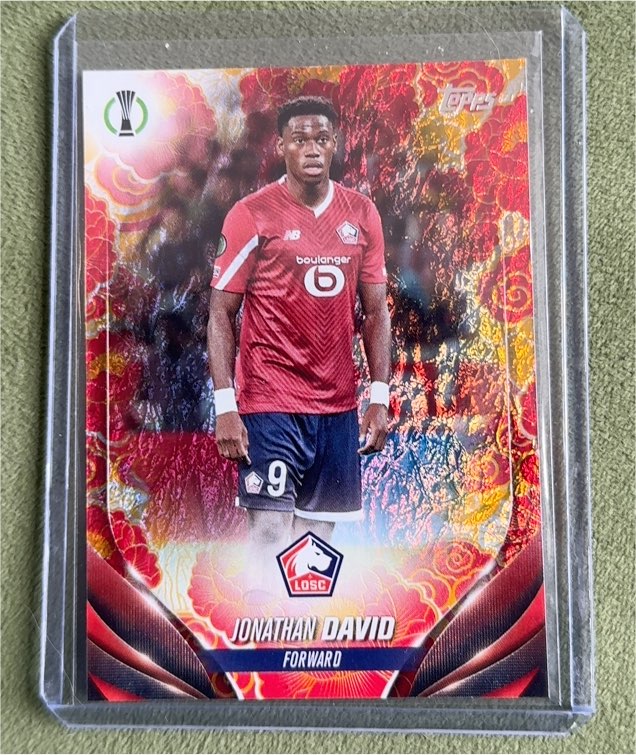 2023-24 Topps UEFA Club Competitions #117 Jonathan David — front