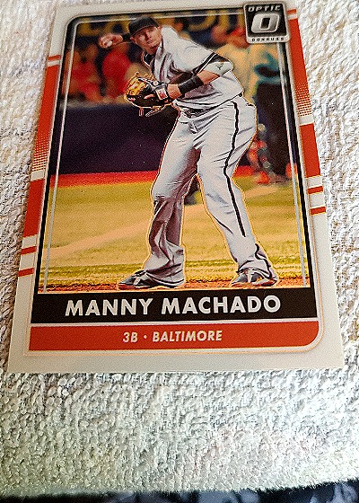 2016 Donruss Optic #142 Manny Machado — front