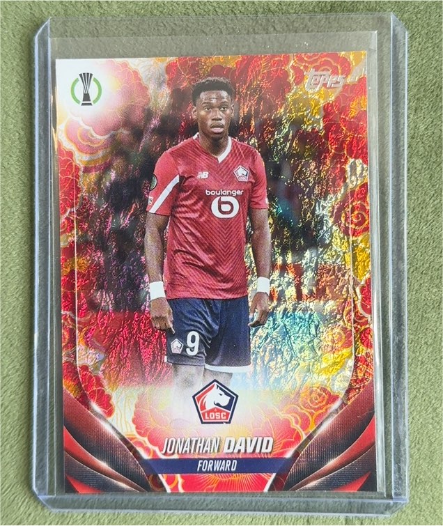 2023-24 Topps UEFA Club Competitions #117 Jonathan David — front