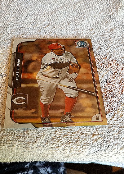 2015 Bowman Chrome #59 Marlon Byrd — front