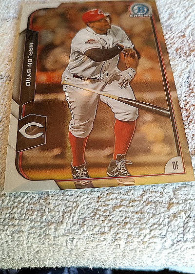 2015 Bowman Chrome #59 Marlon Byrd — front
