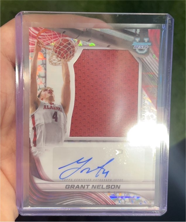 2024 Bowman Best University #PJA-GN Grant Nelson — front