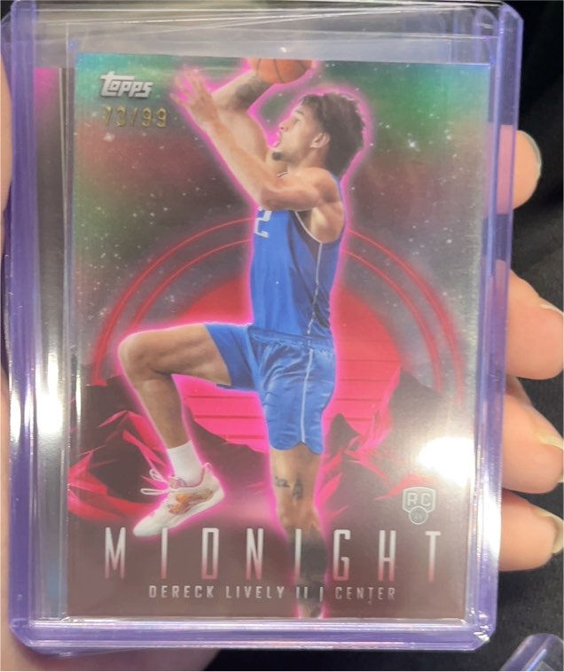 2023-24 Topps Midnight #71 Dereck Lively II — front