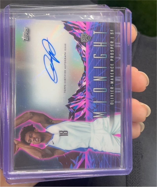 2023-24 Topps Midnight #RHS-OMP Olivier-Maxence Prosper Rookie Signatures — front