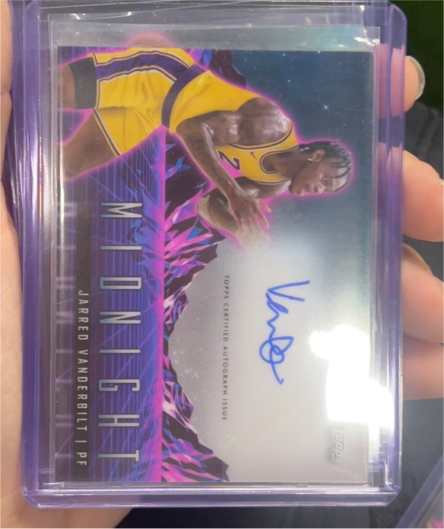 2023-24 Topps Midnight Horizon Signatures #HS-JV Jarred Vanderbilt — front