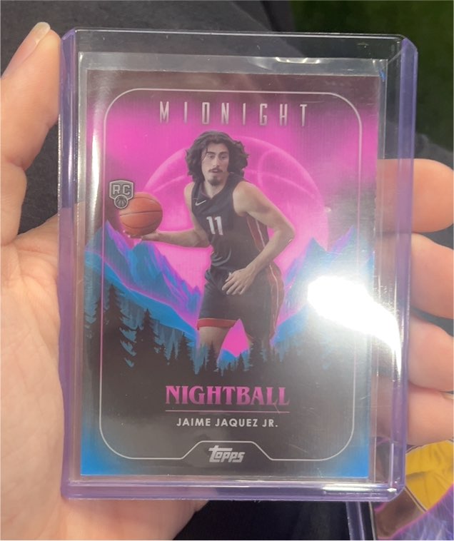 2023 Topps Midnight Nightball #Jaime Jaquez Jr. — front