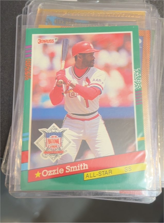 1991 Donruss #437 Ozzie Smith — front