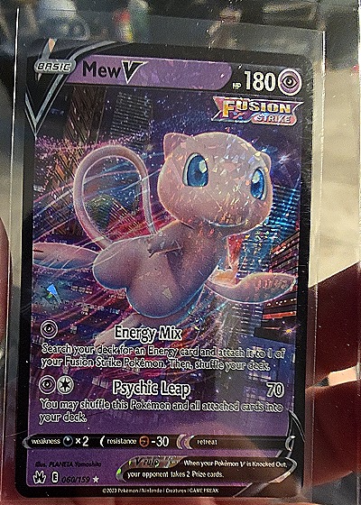 2023 Pokémon TCG Crown Zenith #060 Mew V — front