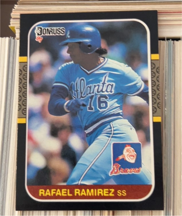 1987 Donruss #202 Rafael Ramirez — front
