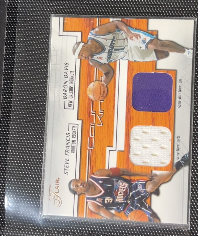2002-03 Flair Court Kings #CK-JS Baron Davis / Steve Francis — front