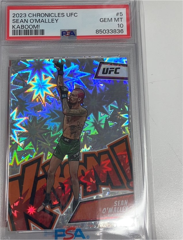 2023 Panini Chronicles UFC KABOOM! #5 Sean O'Malley — front