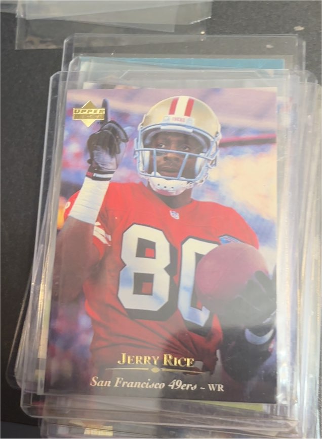 1995 Upper Deck #44 Jerry Rice — front