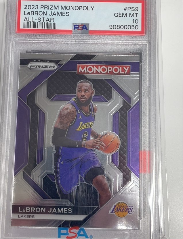 2023 Panini Prizm Monopoly #PS9 LeBron James — front