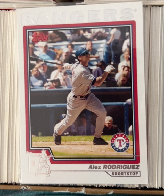 2004 Topps #100 Alex Rodriguez — front