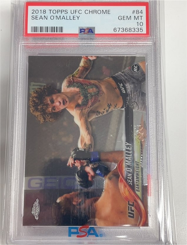 2018 Topps UFC Chrome #84 Sean O'Malley — front