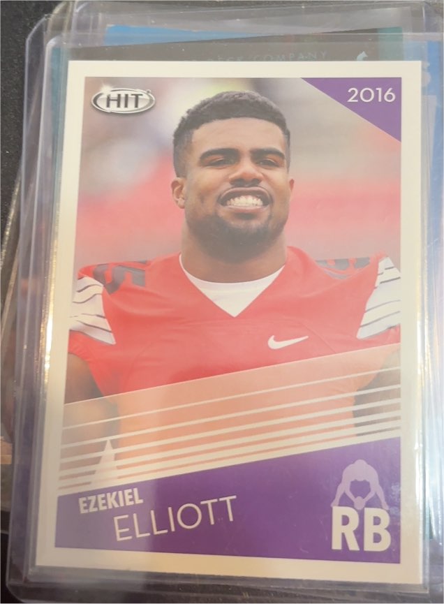 2016 SAGE HIT #5 Ezekiel Elliott — front
