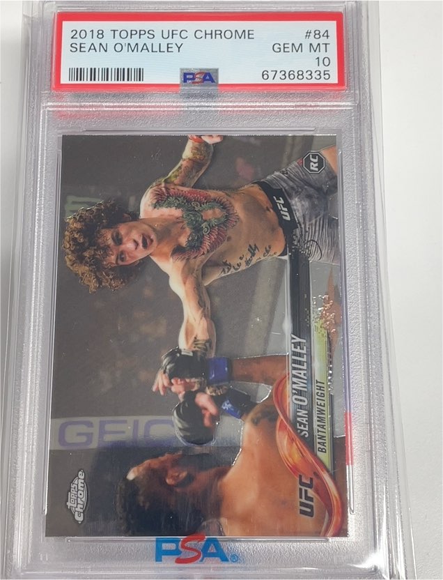 2018 Topps UFC Chrome #84 Sean O'Malley — front