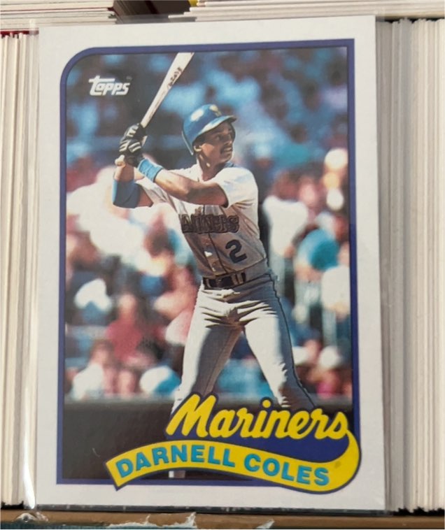 1989 Topps #738 Darnell Coles — front
