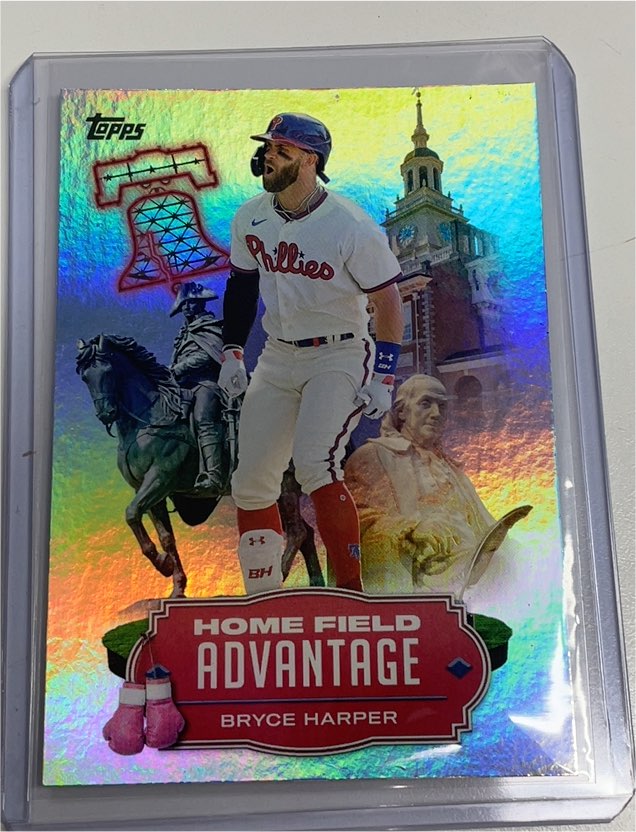 2023 Topps Series 1 Home Field Advantage #HA-7 Bryce Harper — front