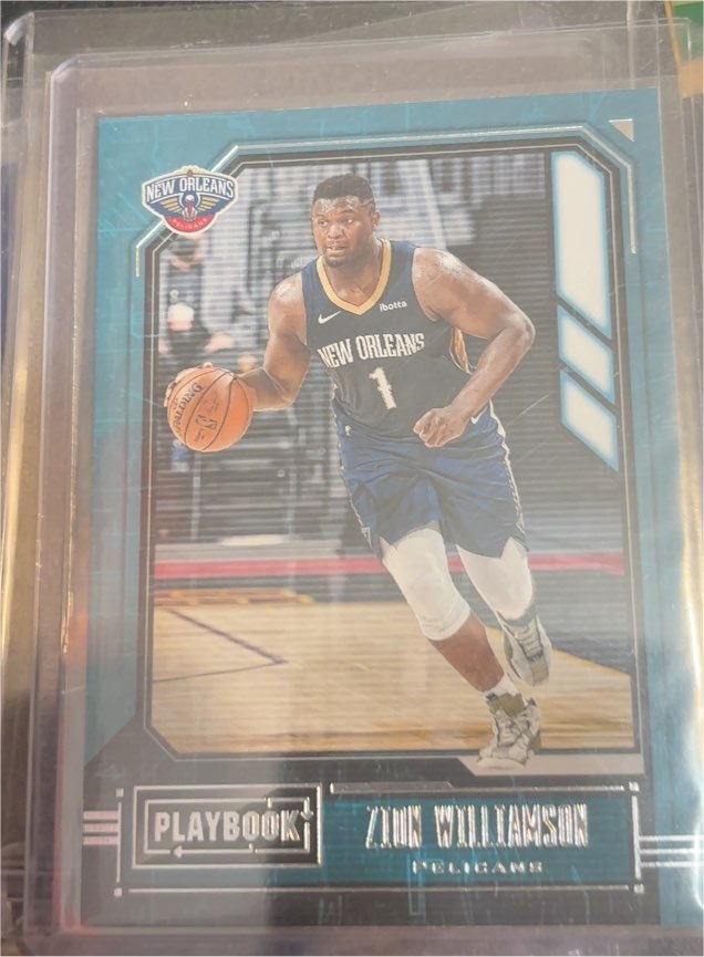 2020-21 Panini Chronicles Playbook #181 Zion Williamson — front