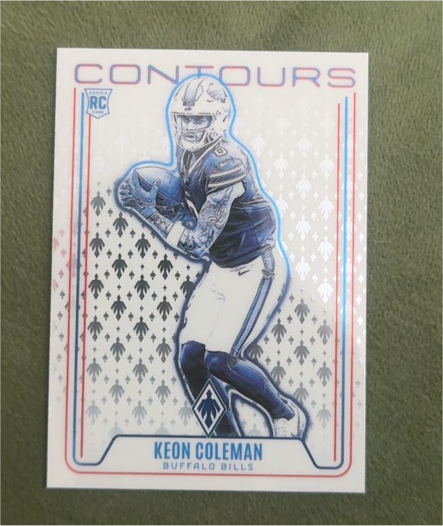 2024 Panini Phoenix Contours #CON-KCN Keon Coleman — front