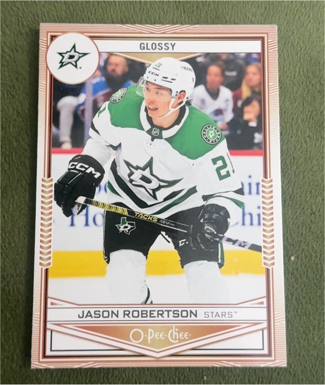 2024-25 Upper Deck #OG-16 Jason Robertson O-Pee-Chee Glossy — front