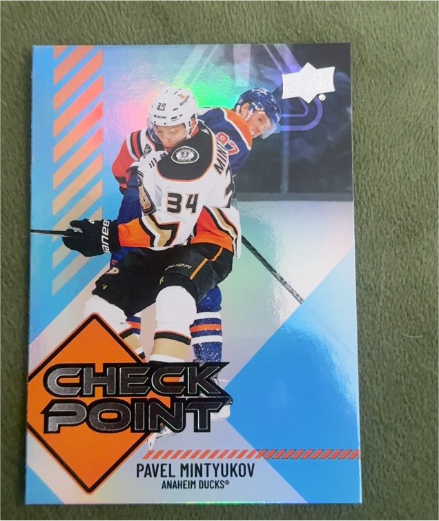 2024-25 Upper Deck Checkpoint #CP-9 Pavel Mintyukov — front