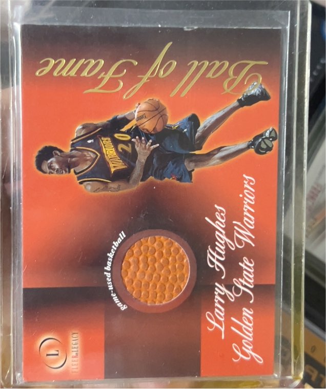 2000-01 Fleer Legacy Ball of Fame Larry Hughes — front