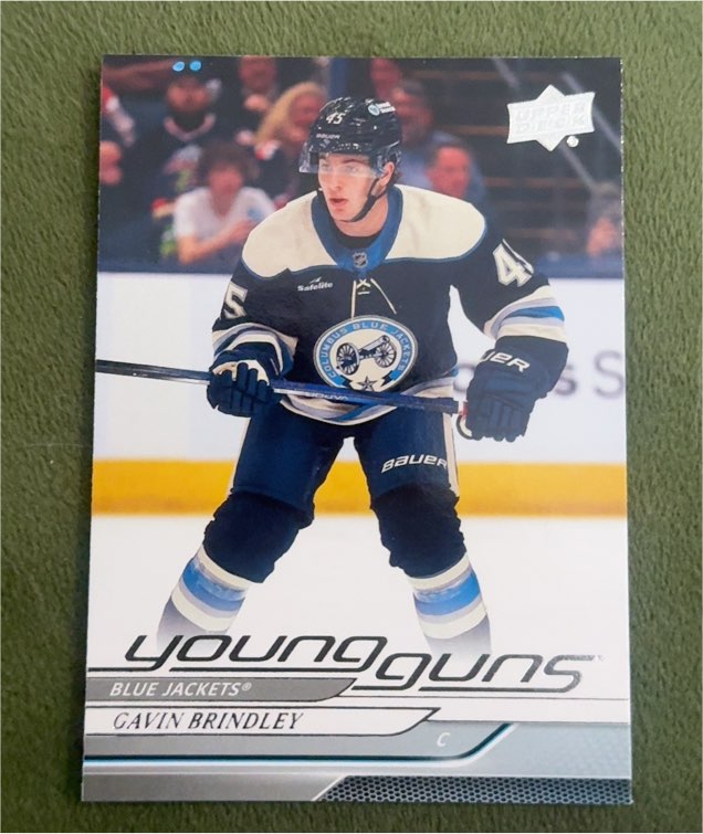2024-25 Upper Deck Series 1 #207 Gavin Brindley — front