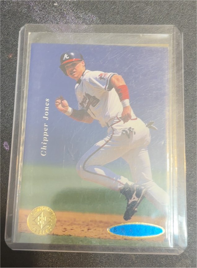 1995 SP Championship #26 Chipper Jones — front