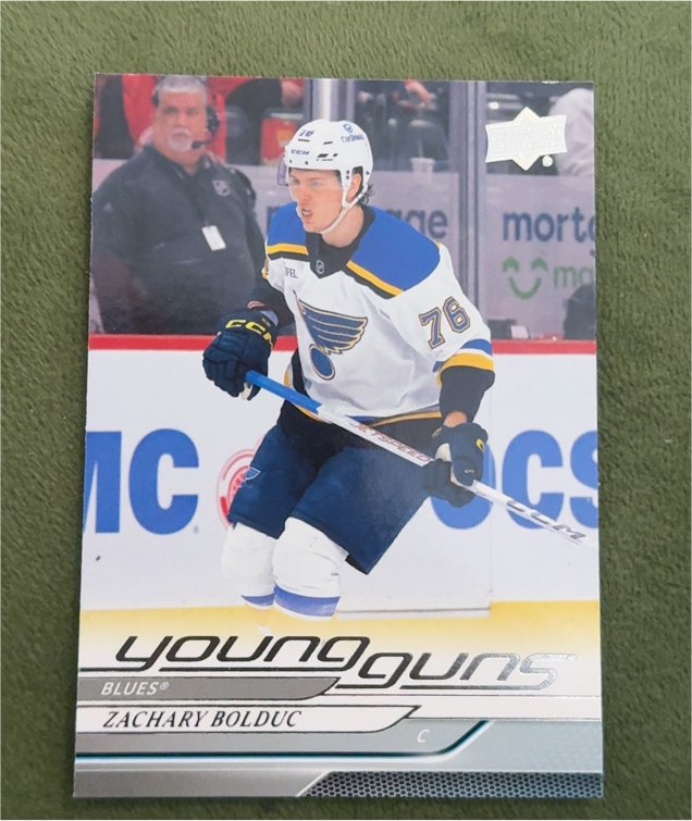 2024-25 Upper Deck Series 1 #201 Zachary Bolduc Young Guns — front