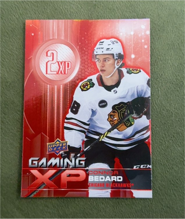 2024-25 Upper Deck Series 1 #GXP-1 Connor Bedard Gaming XP — front