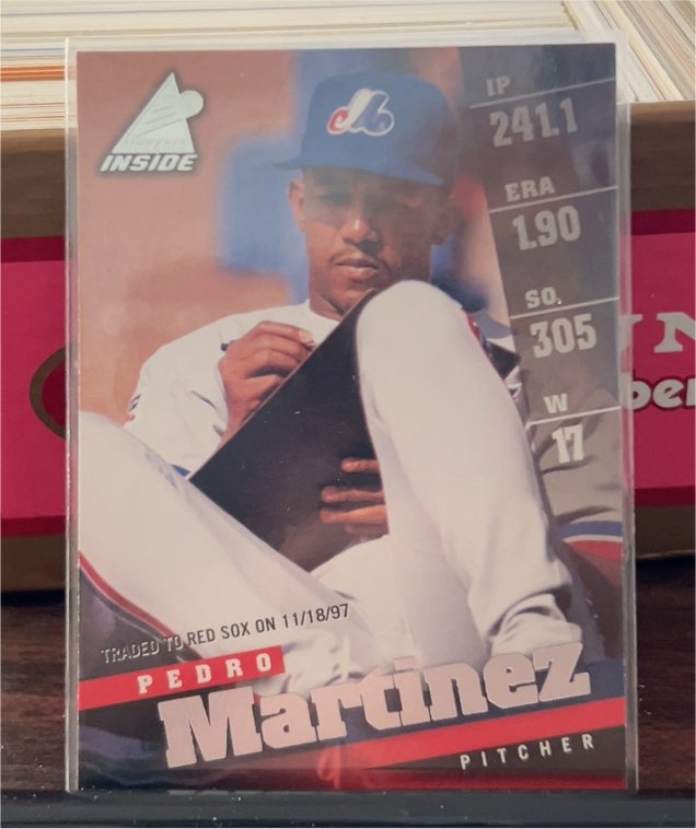 1998 Pinnacle Inside #98 Pedro Martinez — front
