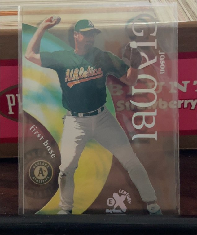 1999 SkyBox E-X Century #53 Jason Giambi — front
