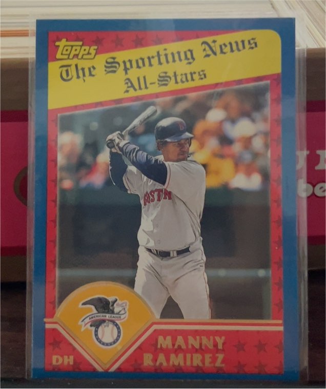 2003 Topps #366 Manny Ramirez The Sporting News All-Stars — front
