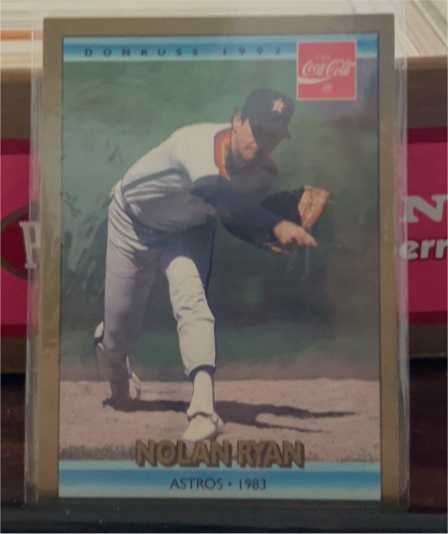 1992 Donruss Coca-Cola #17 Nolan Ryan — front