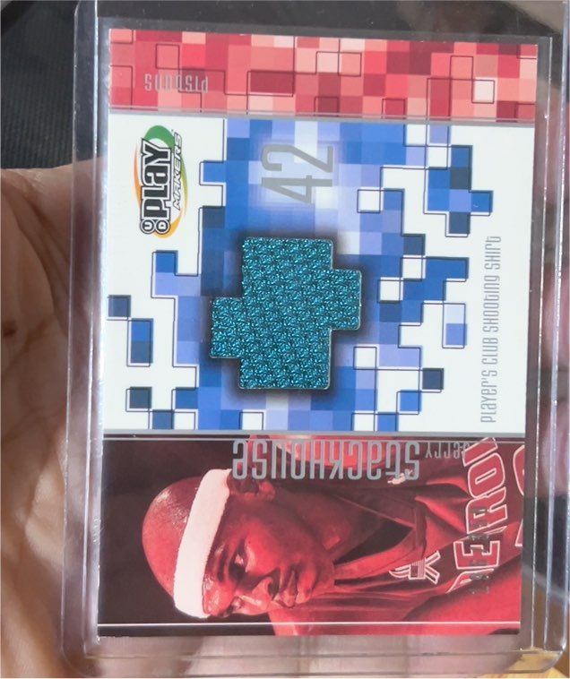 2001 Upper Deck Playmakers #42 Jerry Stackhouse — front