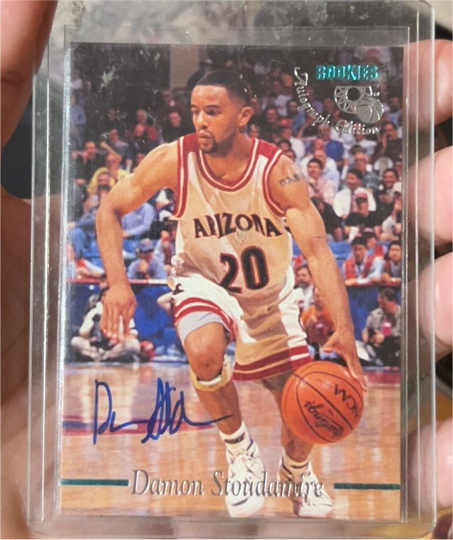 1995 Classic Rookies Autograph Edition #6 Damon Stoudamire — front